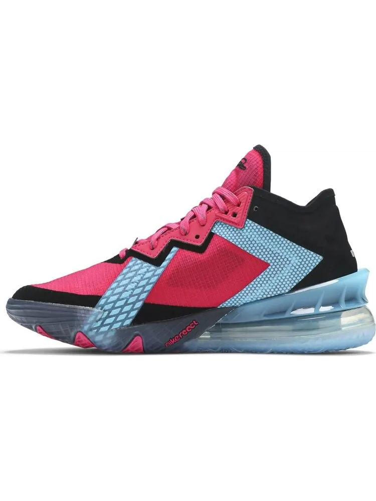 Кроссовки Nike LeBron 18 Low 'Neon Nights' — изображение 3 из 8, розовый