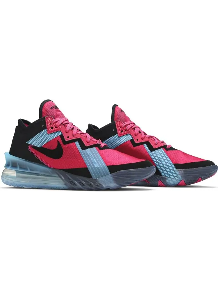 Кроссовки Nike LeBron 18 Low 'Neon Nights' — изображение 8 из 8, розовый