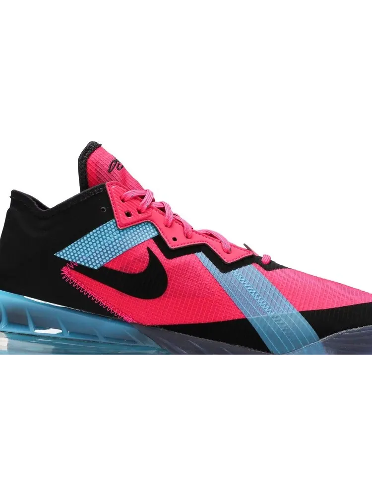 Кроссовки Nike LeBron 18 Low EP 'Neon Nights' — изображение 2 из 8, розовый