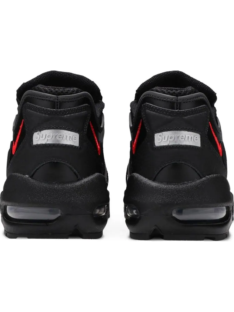 Кроссовки Nike Supreme x Air Max 96 'Black' — изображение 6 из 10, черный