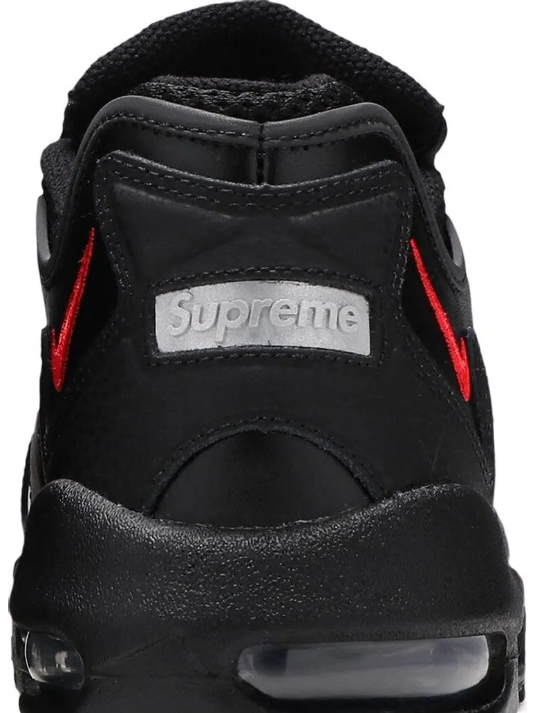 Кроссовки Nike Supreme x Air Max 96 'Black' — изображение 7 из 10, черный