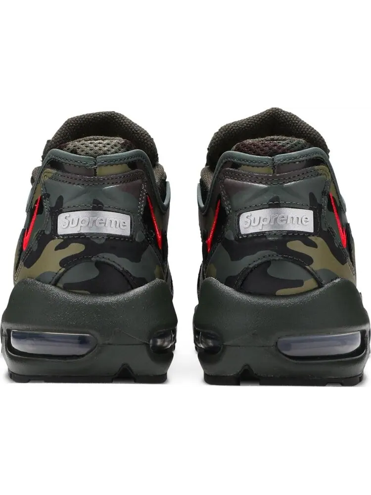 Кроссовки Nike Supreme x Air Max 96 'Camo' — изображение 6 из 10, зеленый