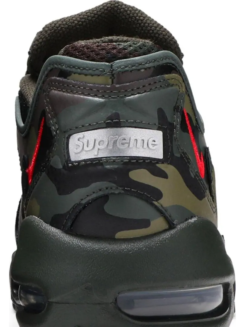 Кроссовки Nike Supreme x Air Max 96 'Camo' — изображение 7 из 10, зеленый