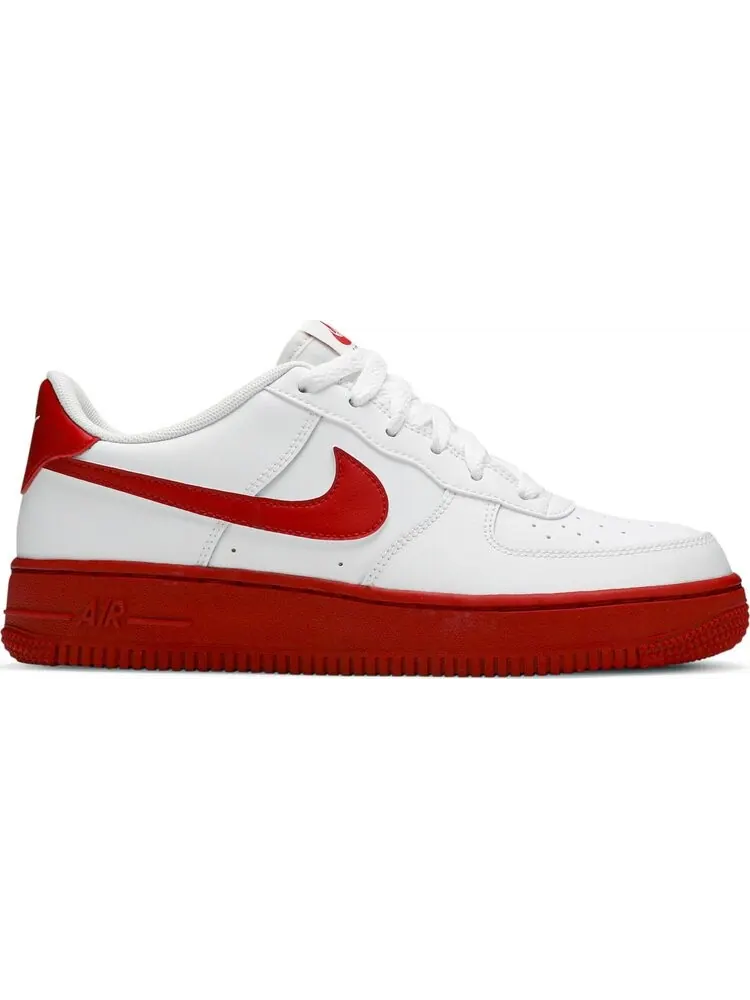 Кроссовки Nike Air Force 1 GS 'White Red Sole' — изображение 1 из 8, белый