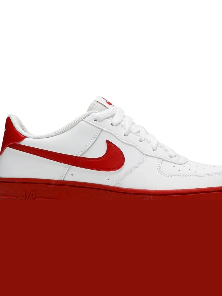Кроссовки Nike Air Force 1 GS 'White Red Sole' — изображение 2 из 8, белый