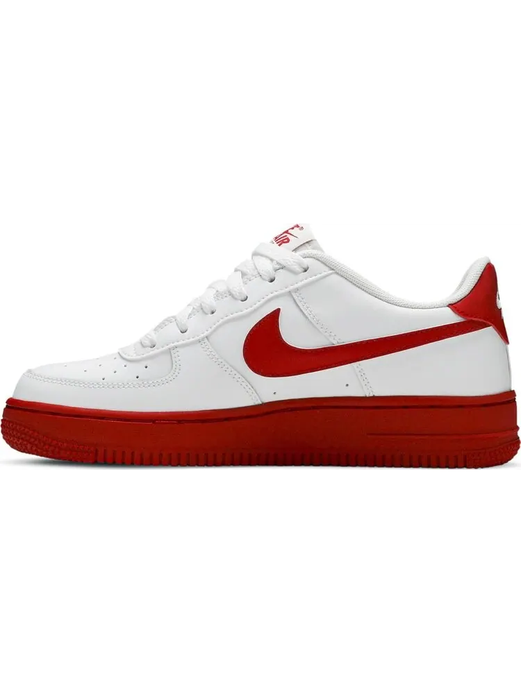 Кроссовки Nike Air Force 1 GS 'White Red Sole' — изображение 3 из 8, белый