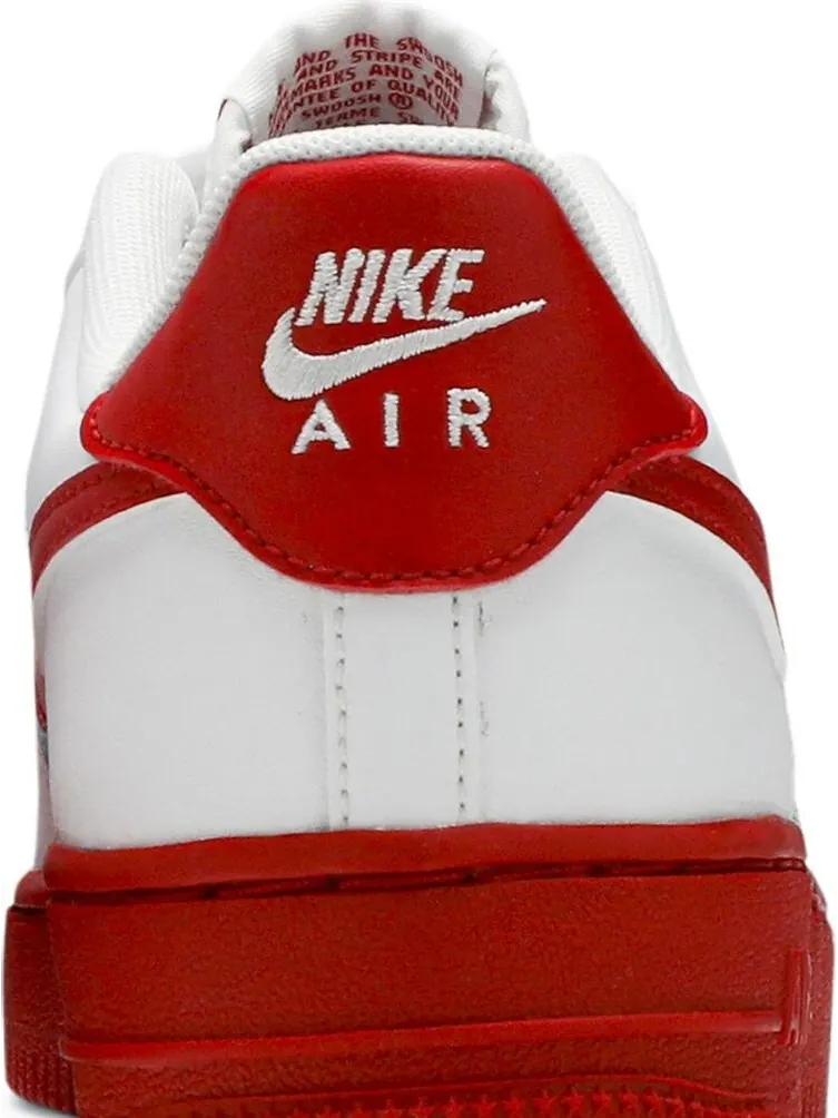 Кроссовки Nike Air Force 1 GS 'White Red Sole' — изображение 7 из 8, белый