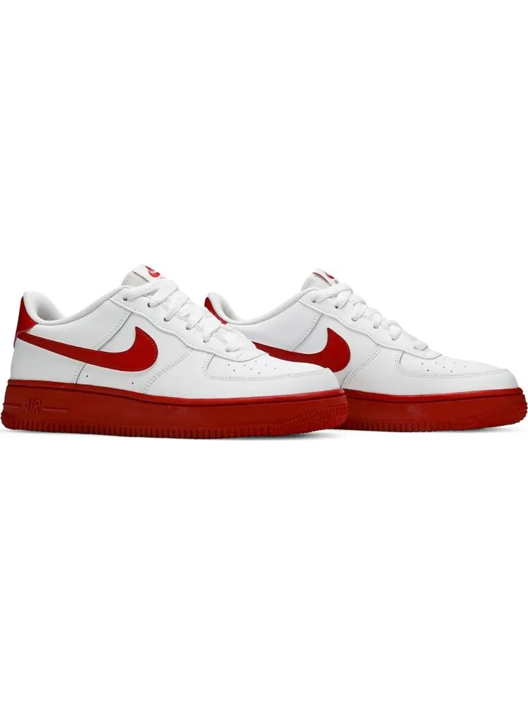 Кроссовки Nike Air Force 1 GS 'White Red Sole' — изображение 8 из 8, белый