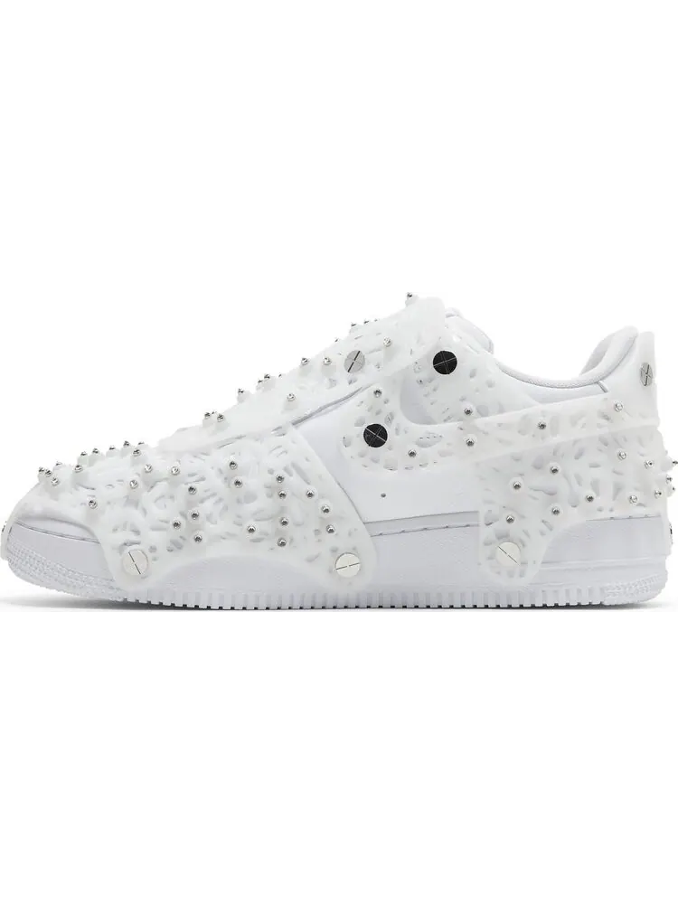 Кроссовки Nike Swarovski x Wmns Air Force 1 LXX 'White' — изображение 3 из 9, белый