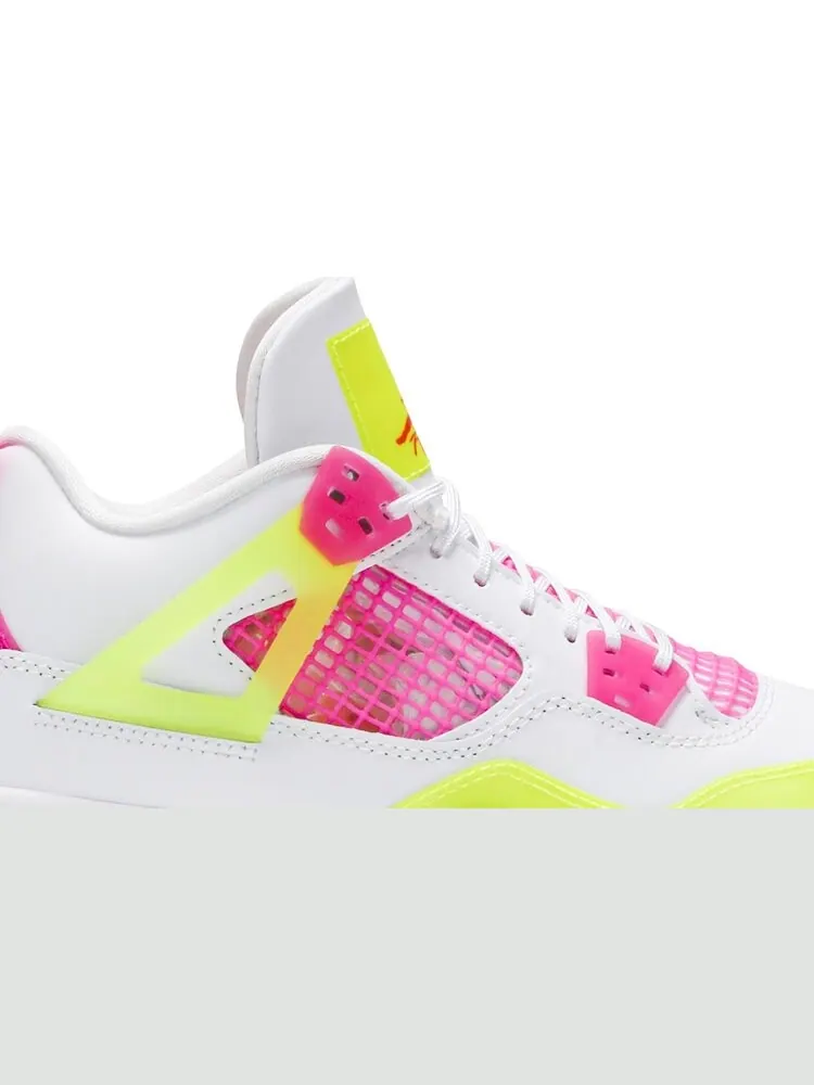 Кроссовки Air Jordan 4 Retro GS Lemon Venom — изображение 2 из 8, желтый