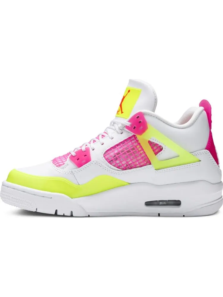 Кроссовки Air Jordan 4 Retro GS Lemon Venom — изображение 3 из 8, желтый
