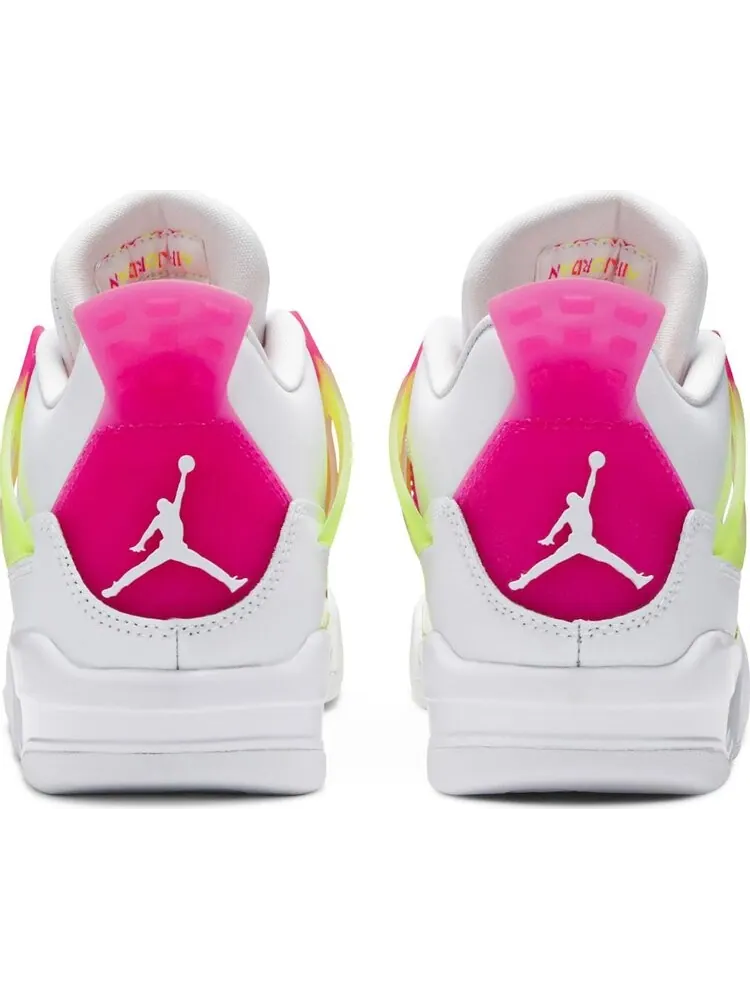 Кроссовки Air Jordan 4 Retro GS Lemon Venom — изображение 6 из 8, желтый