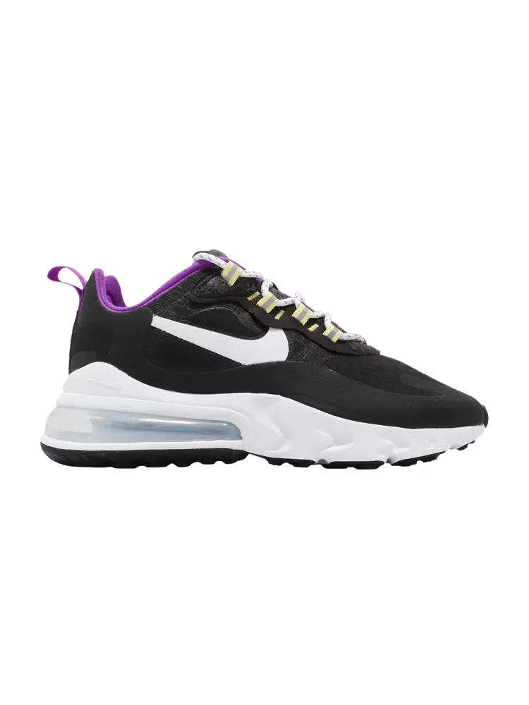 Кроссовки Nike Wmns Air Max 270 React SE 'Black White Vivid Purple' — изображение 1 из 1