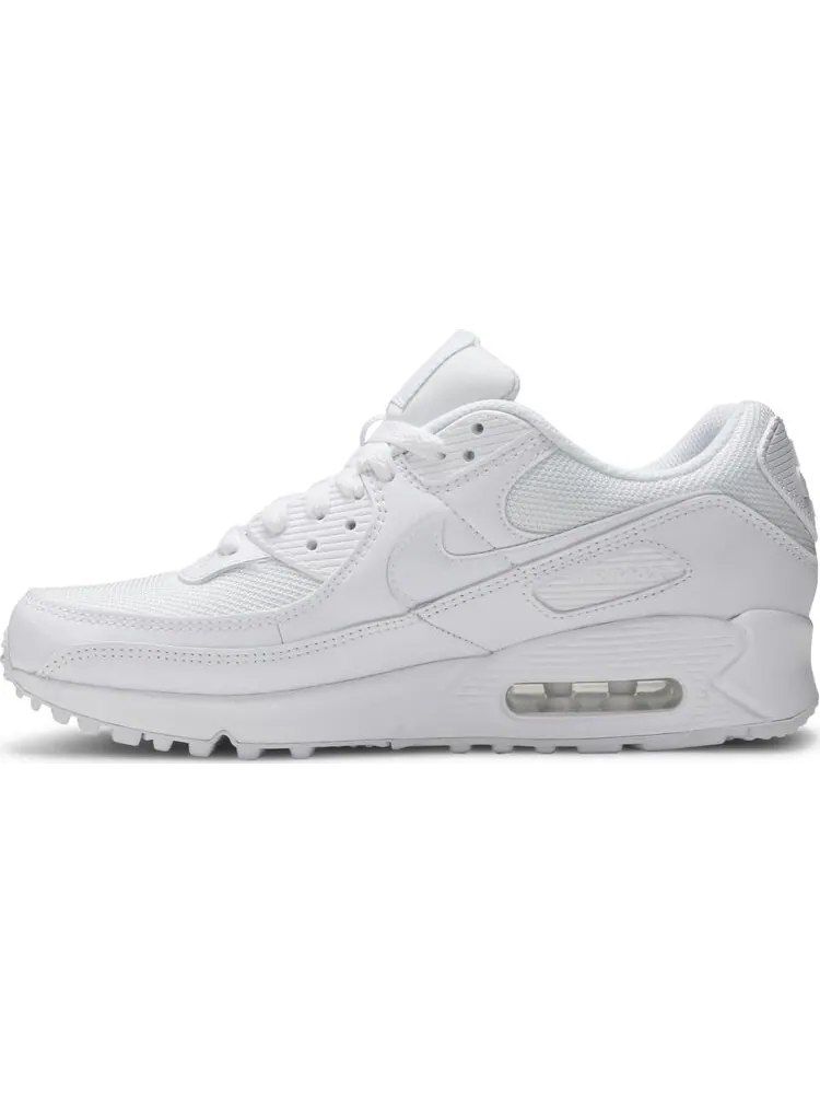 Кроссовки Nike Wmns Air Max 90 Twist 'Triple White' — изображение 3 из 8, белый