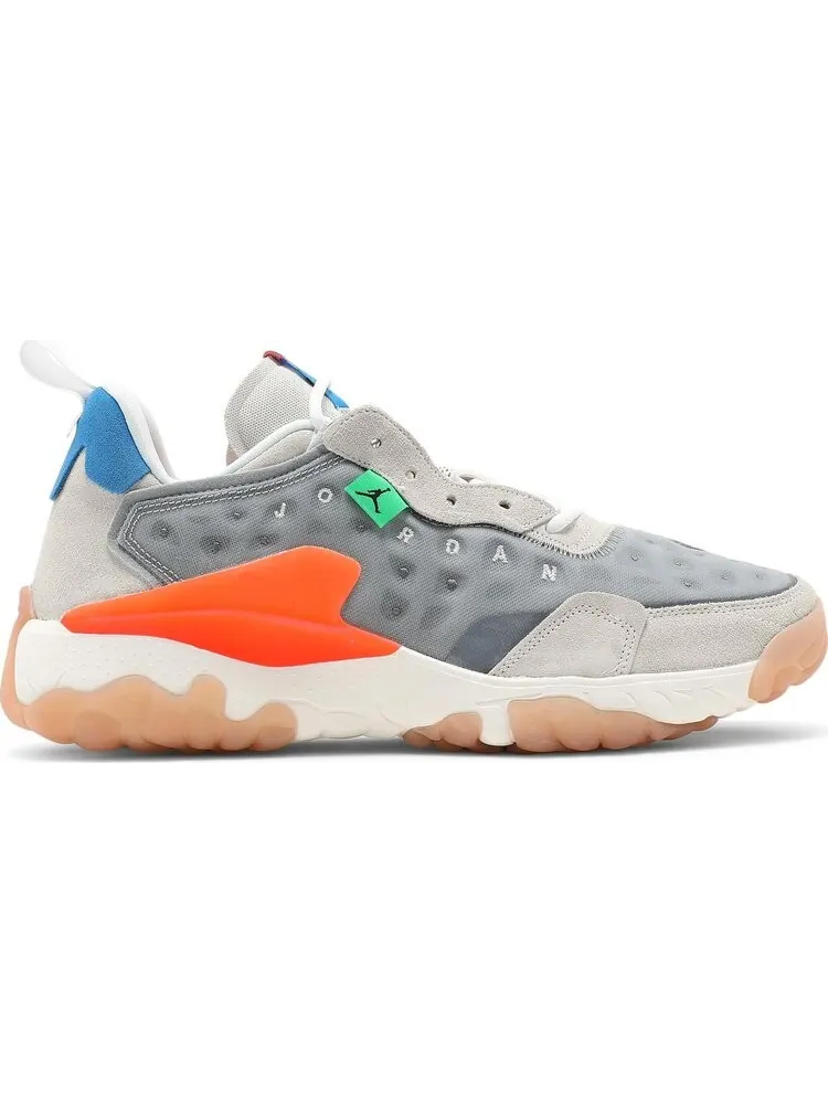 Кроссовки Jordan Delta 2 Light Smoke Grey Total Orange — изображение 1 из 8, серый
