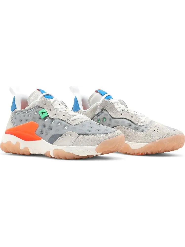 Кроссовки Jordan Delta 2 Light Smoke Grey Total Orange — изображение 8 из 8, серый