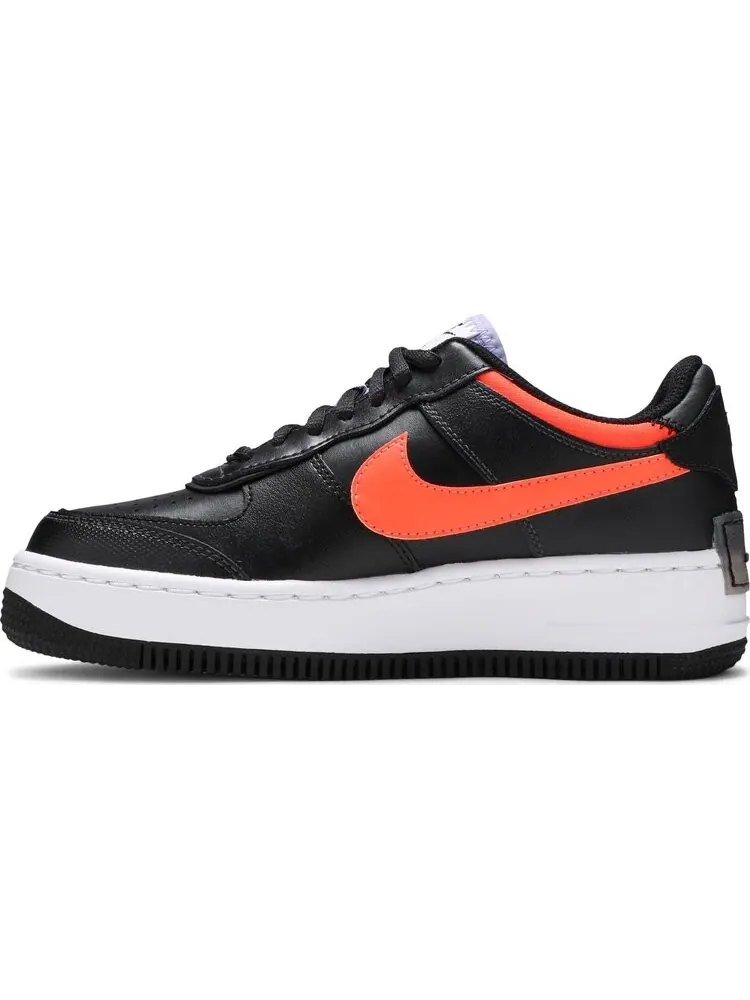 Кроссовки Nike Wmns Air Force 1 Shadow SE 'Pixel Swoosh - Off Noir' — изображение 3 из 8, черный