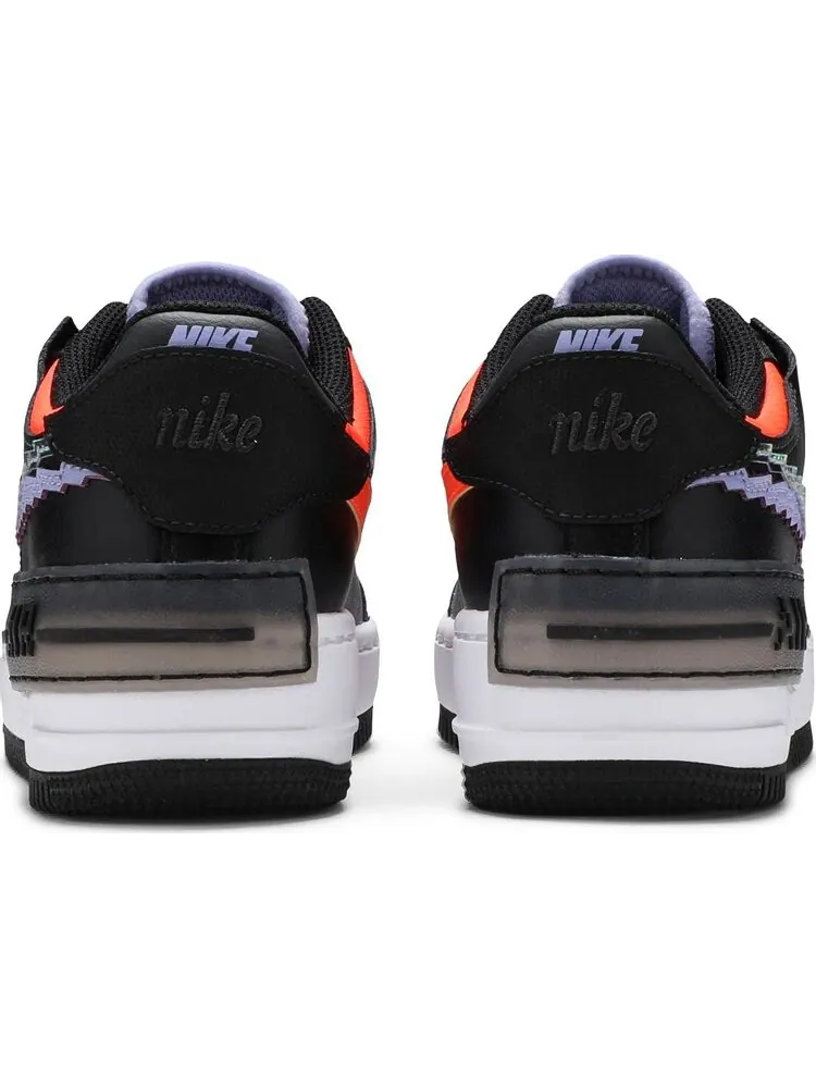Кроссовки Nike Wmns Air Force 1 Shadow SE 'Pixel Swoosh - Off Noir' — изображение 6 из 8, черный