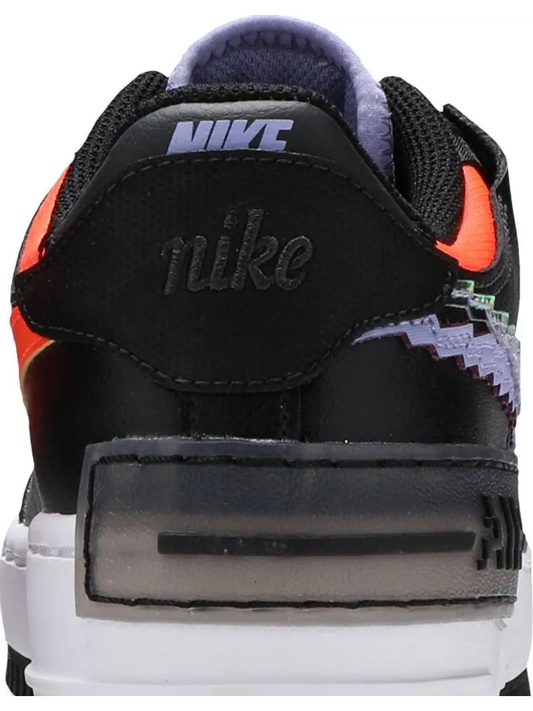 Кроссовки Nike Wmns Air Force 1 Shadow SE 'Pixel Swoosh - Off Noir' — изображение 7 из 8, черный