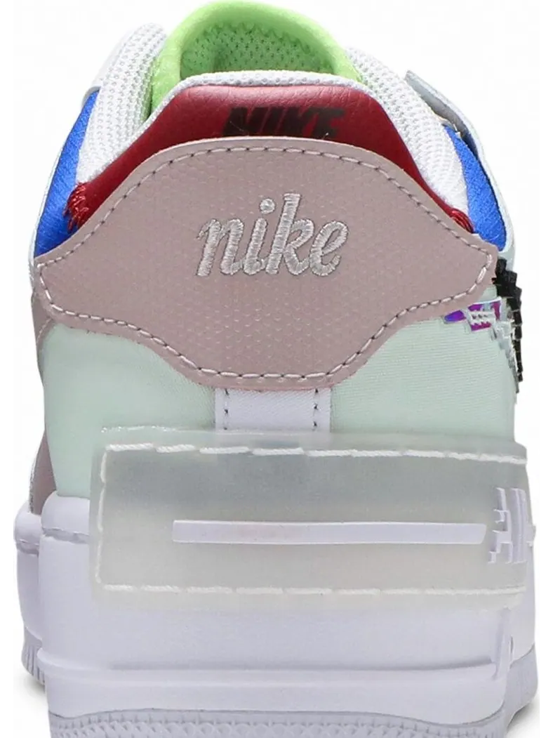 Кроссовки Nike Wmns Air Force 1 Shadow SE 'Pixel Swoosh - Barely Green' — изображение 7 из 8, зеленый