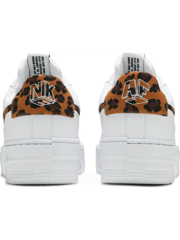 Кроссовки Nike Wmns Air Force 1 Pixel SE 'Leopard Print' — изображение 6 из 8, белый