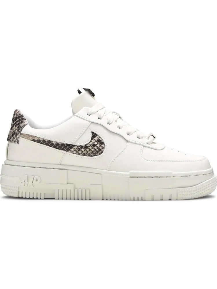 Кроссовки Nike Wmns Air Force 1 Pixel SE 'Sail Snake' — изображение 1 из 8, бежевый