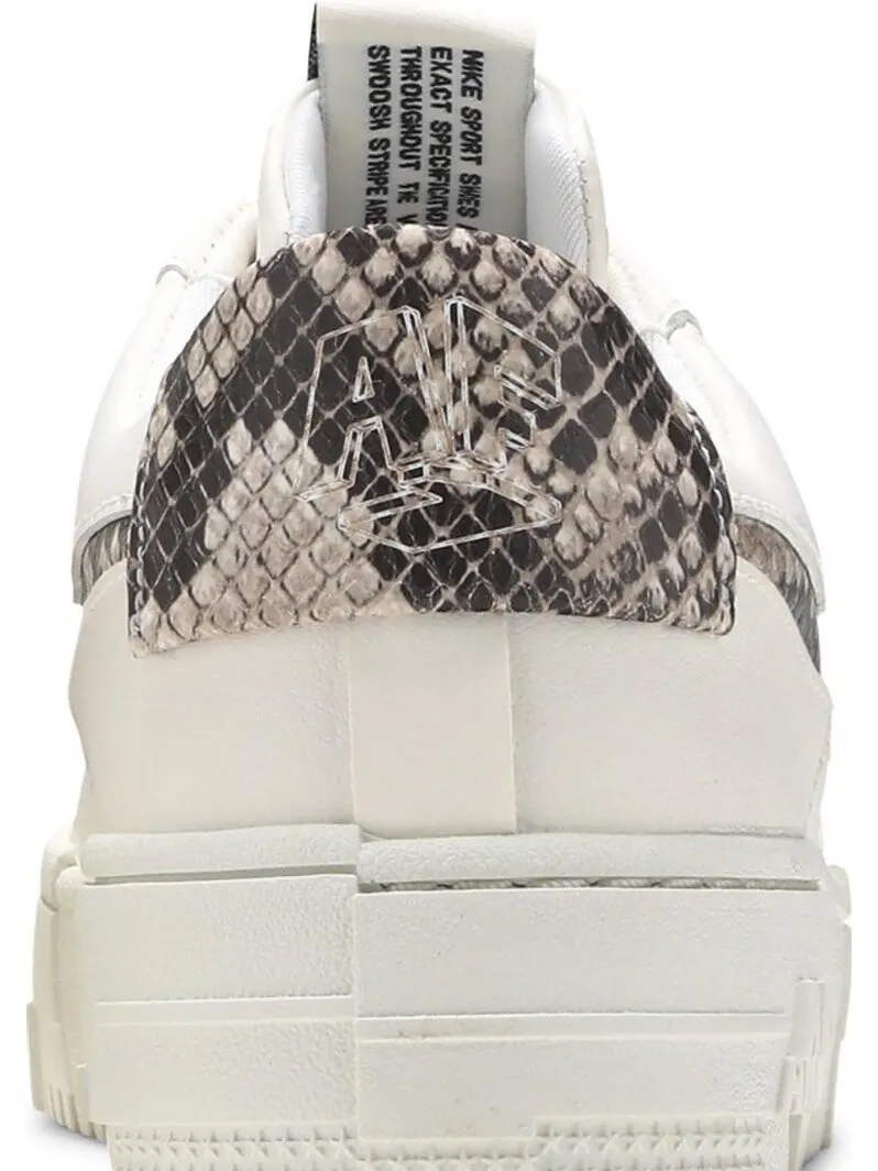 Кроссовки Nike Wmns Air Force 1 Pixel SE 'Sail Snake' — изображение 7 из 8, бежевый