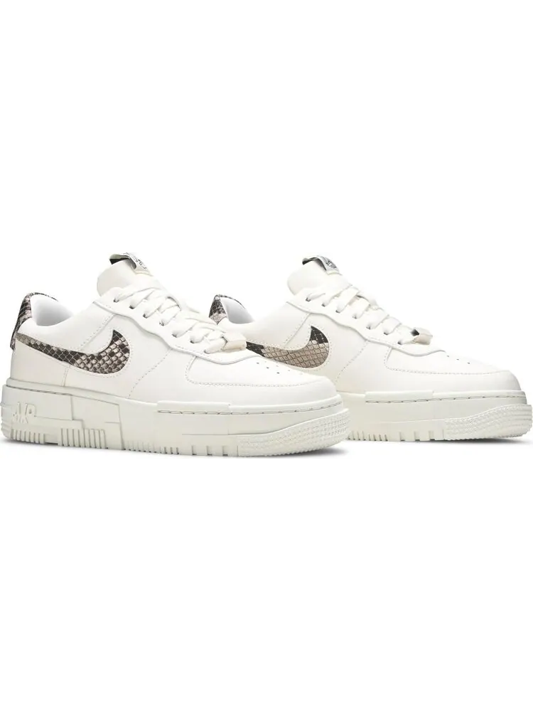 Кроссовки Nike Wmns Air Force 1 Pixel SE 'Sail Snake' — изображение 8 из 8, бежевый