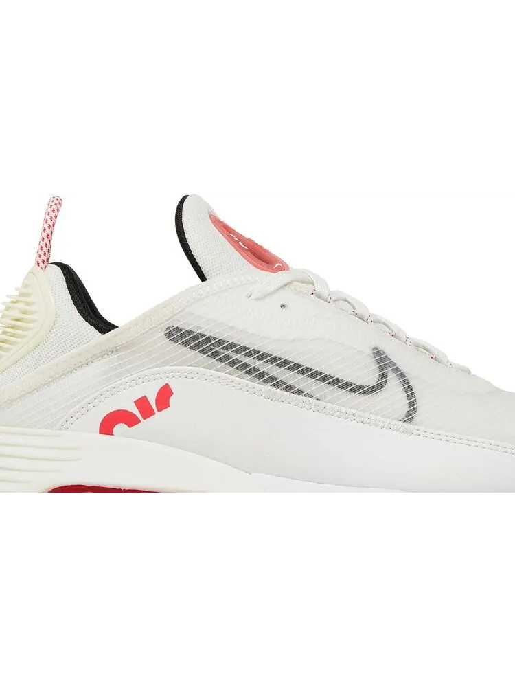 Кроссовки Nike Wmns Air Max 2090 'White Siren Red' — изображение 2 из 8, белый