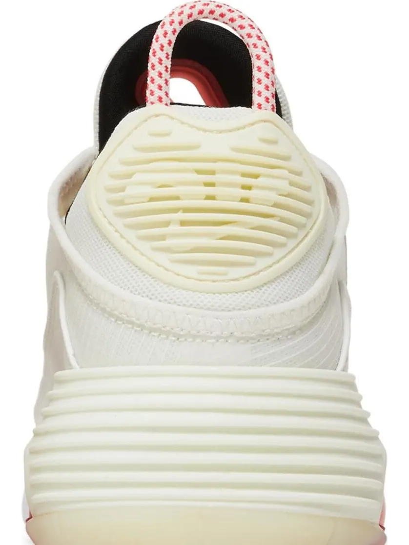 Кроссовки Nike Wmns Air Max 2090 'White Siren Red' — изображение 7 из 8, белый