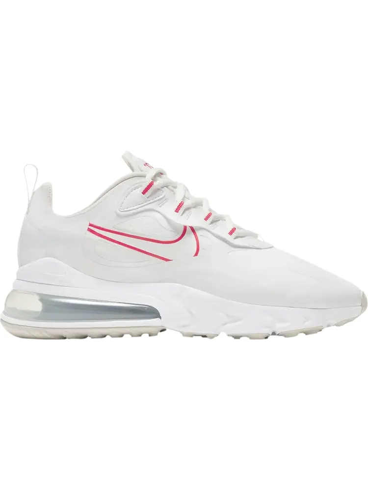Кроссовки Nike Wmns Air Max 270 React 'Summit White Siren Red' — изображение 1 из 1, белый