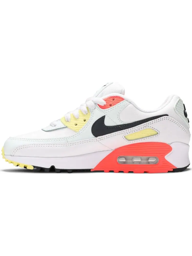 Кроссовки Nike Wmns Air Max 90 'Summit White Bright Mango' — изображение 3 из 8, белый