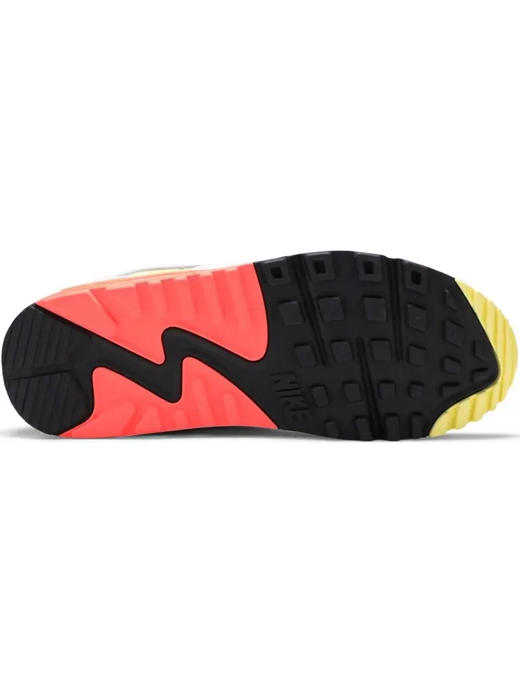 Кроссовки Nike Wmns Air Max 90 'Summit White Bright Mango' — изображение 4 из 8, белый