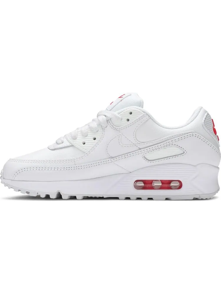 Кроссовки Nike Wmns Air Max 90 'Sail Red' — изображение 3 из 8, белый