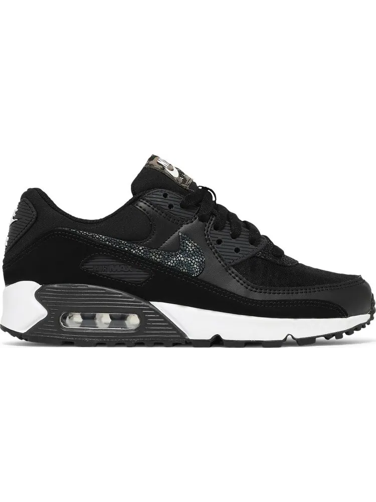 Кроссовки Nike Wmns Air Max 90 SE 'Black Safari' — изображение 1 из 8, черный