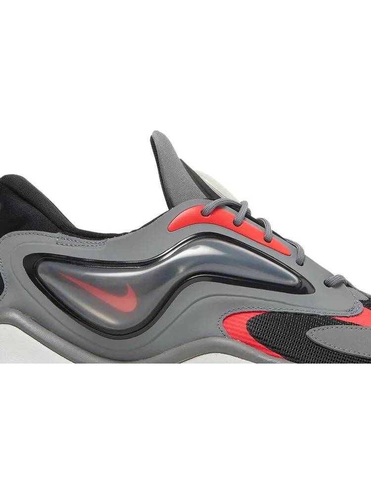 Кроссовки Nike Air Max Zephyr 'Smoke Grey Siren Red' — изображение 2 из 8, серый