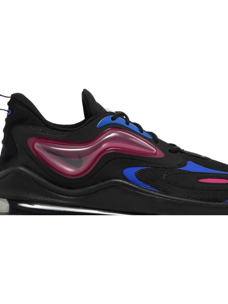 Кроссовки Nike Air Max Zephyr 'Black Fireberry Blue' — изображение 2 из 8, черный