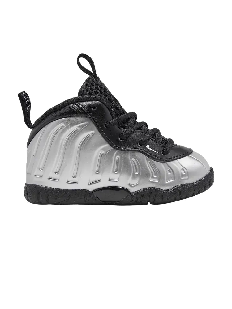 Кроссовки Nike Little Posite One TD 'Chrome' — изображение 1 из 1, белый/черный