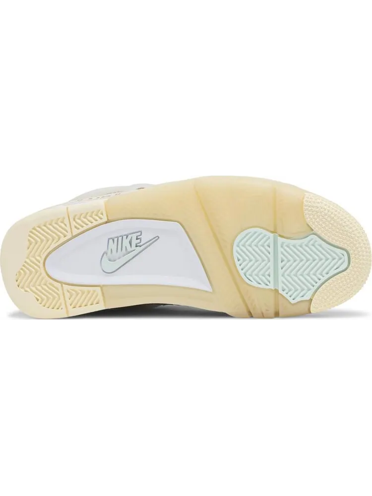 Кроссовки Off-White x Wmns Air Jordan 4 SP Sail — изображение 4 из 8, загар