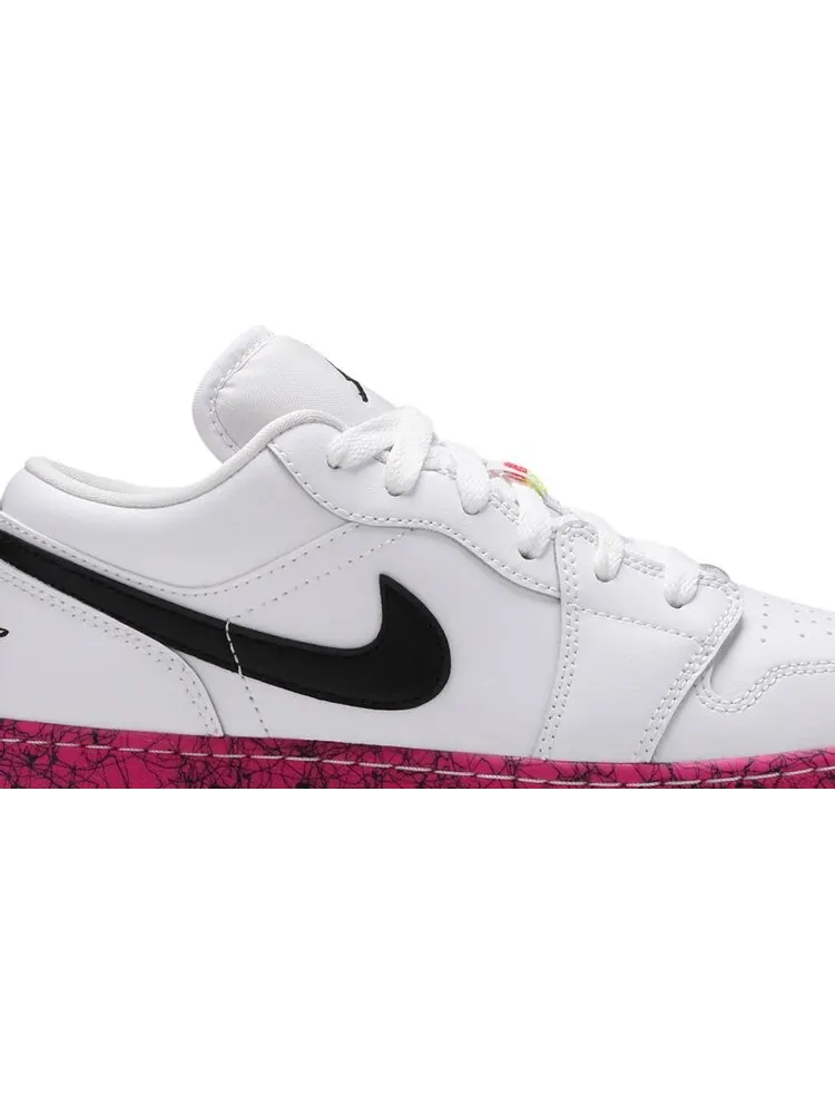 Кроссовки Air Jordan 1 Low GS Multi-Color — изображение 2 из 8, белый