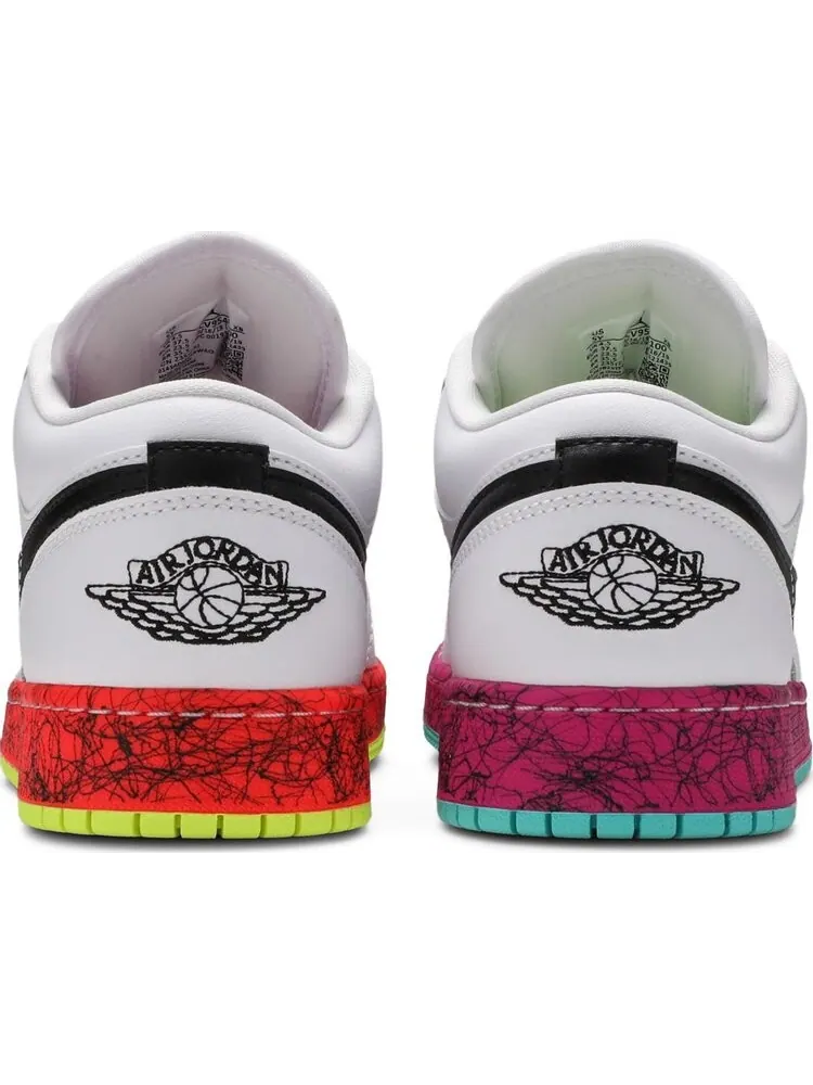Кроссовки Air Jordan 1 Low GS Multi-Color — изображение 6 из 8, белый