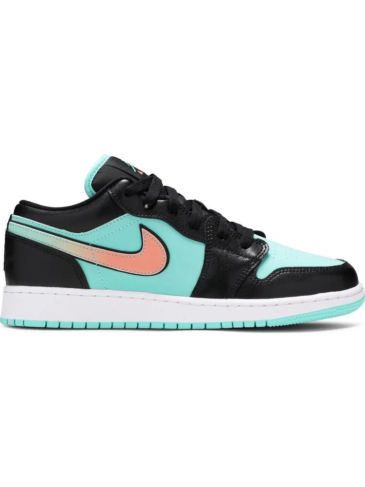 Кроссовки Air Jordan 1 Low SE GS Tropical Twist — изображение 1 из 8, бирюзовый
