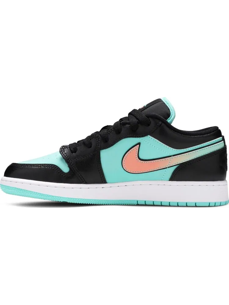 Кроссовки Air Jordan 1 Low SE GS Tropical Twist — изображение 3 из 8, бирюзовый