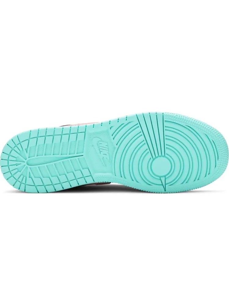 Кроссовки Air Jordan 1 Low SE GS Tropical Twist — изображение 4 из 8, бирюзовый