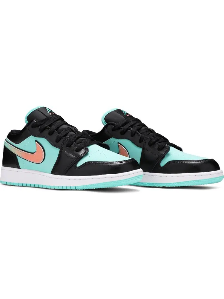 Кроссовки Air Jordan 1 Low SE GS Tropical Twist — изображение 8 из 8, бирюзовый