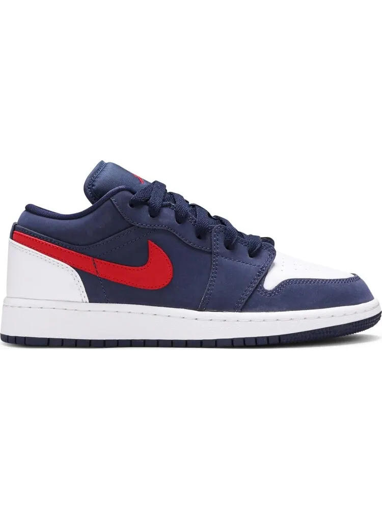 Кроссовки Air Jordan 1 Low GS USA — изображение 1 из 8, синий