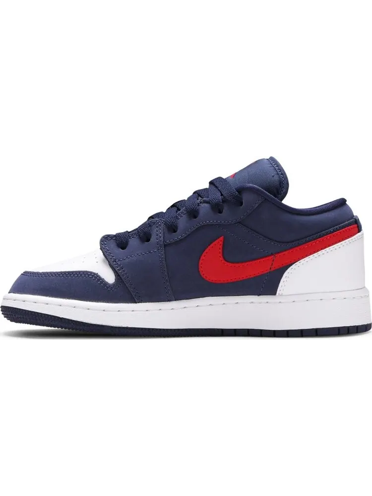Кроссовки Air Jordan 1 Low GS USA — изображение 3 из 8, синий