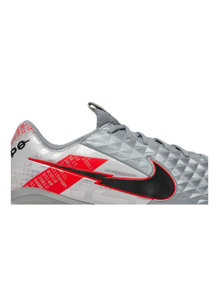 Кроссовки Tiempo Legend 8 Elite FG 'Metallic Grey Crimson' — изображение 2 из 8, металлик серый