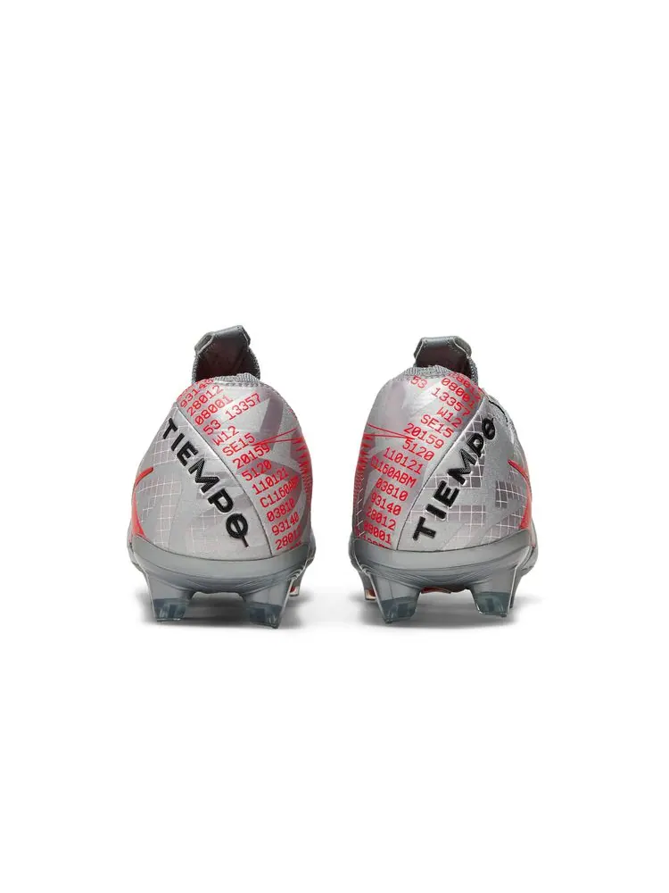 Кроссовки Tiempo Legend 8 Elite FG 'Metallic Grey Crimson' — изображение 6 из 8, металлик серый