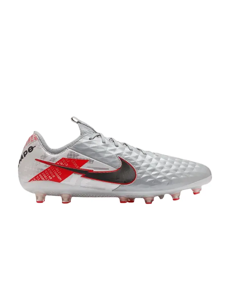 Кроссовки Tiempo Legend 8 Elite AG Pro 'Metallic Grey Crimson' — изображение 1 из 1, металлик серый